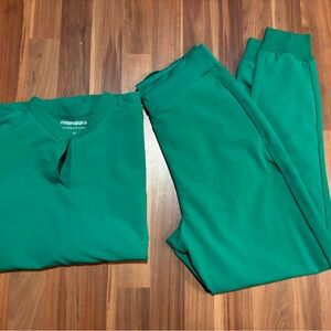 Mandala Green Scrubs